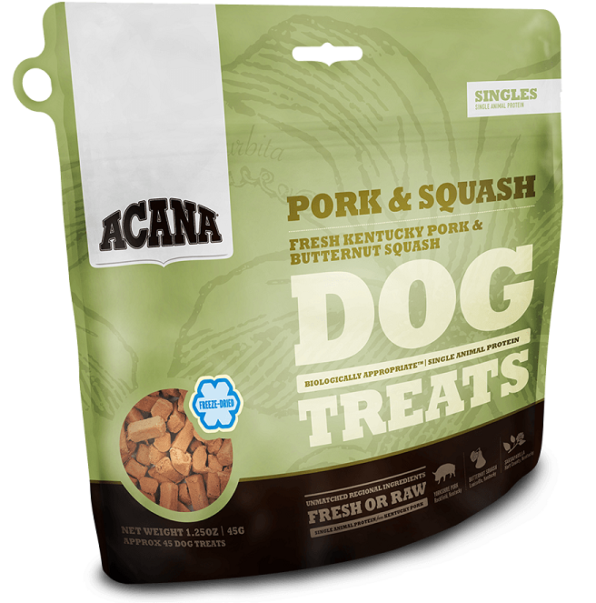 ACANA Singles Grain Free Limited Ingredient Diet Pork and Squash Formula  Dog Treats - Durham, NC