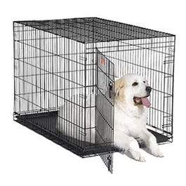 Dog Training Crate, Black, 48L x 30W x 33H.