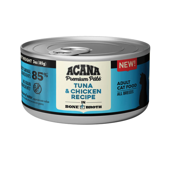 ACANA Premium Pâté Tuna & Chicken Recipe Wet Cat Food (3 Oz Single)