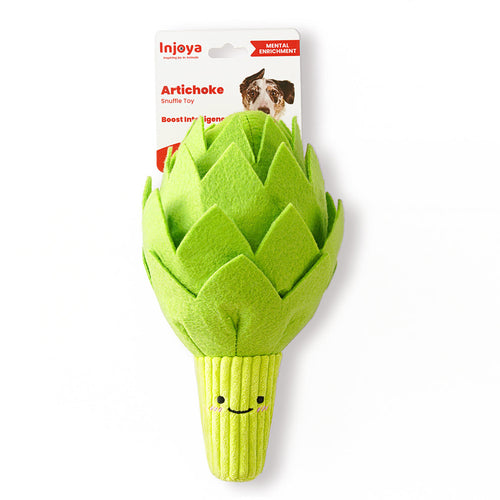 Injoya Artichoke Snuffle Toy for Dogs (Recycled PET)