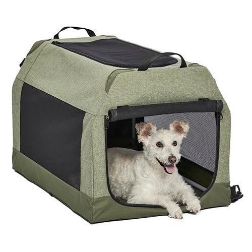 Midwest Canine Camper™ Tent Crate Green