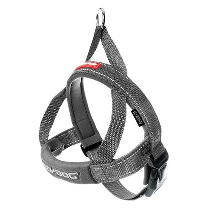 EzyDog Quick-Fit Harness Gray