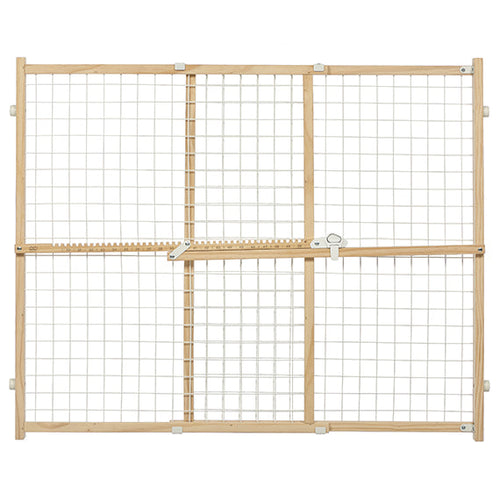 MidWest Homes for Pets Wood Pet Gate with Wire Mesh