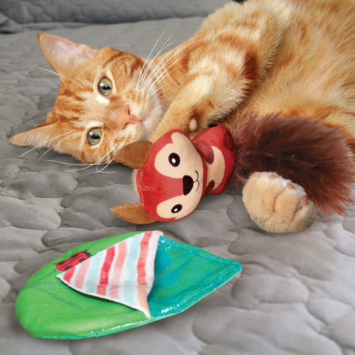KONG Pull-a-Partz Tuck Catnip Cat Toy