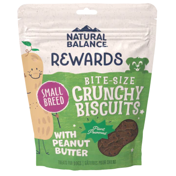 Natural Balance Crunchy Biscuits Small Breed With Peanut Butter