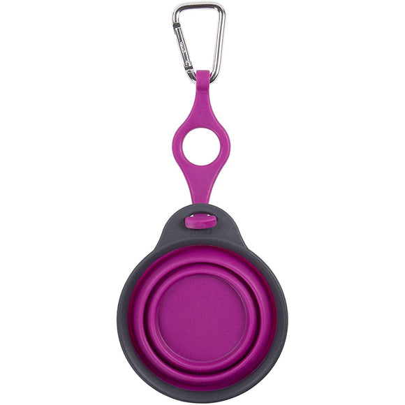 Dexas Travel Cup With Carabiner Fuschia