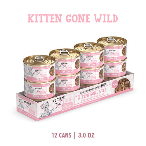Weruva Kittens in the Kitchen Kitten Gone Wild Wild Salmon Recipe Au Jus (3 Oz - Single)