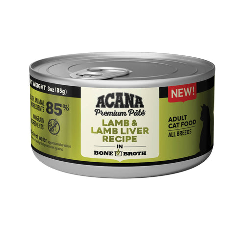 ACANA Premium Pâté, Lamb & Lamb Liver Recipe Wet Cat Food (3 Oz Single)