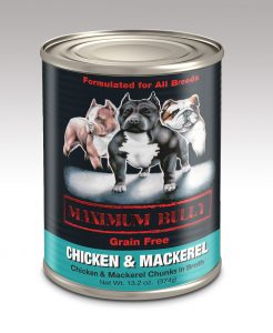 Maximum Bully Chicken & Mackerel Chunks in Broth Dog Food (13.2 oz)