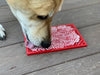 SodaPup Heart Design Love eMat Lick Mat (Large, Red)