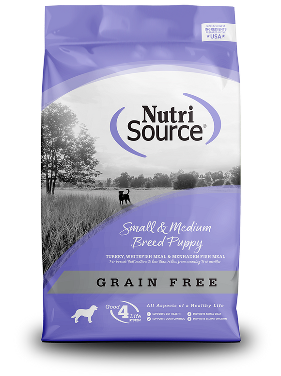 NutriSource® Grain Free Small & Medium Breed Puppy Food