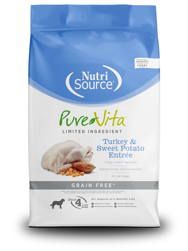 NutriSource® Grain Free Limited Ingredient Turkey & Sweet Potato Entrée Dog Food