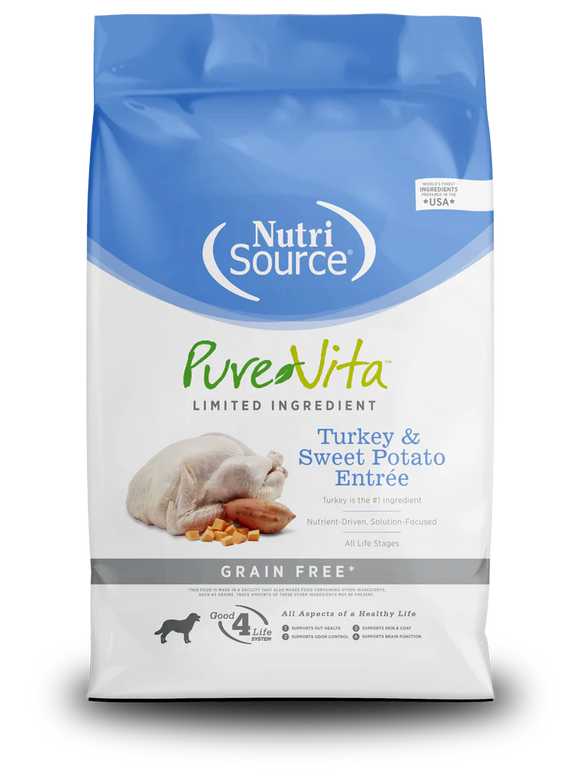 NutriSource® Grain Free Limited Ingredient Turkey & Sweet Potato Entrée Dog Food