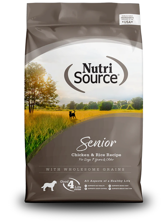 NutriSource Senior Recipe Healthy Dog Food for Seniors