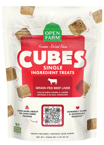 Open Farm Freeze Dried Raw Single Ingredient Beef Liver Treat