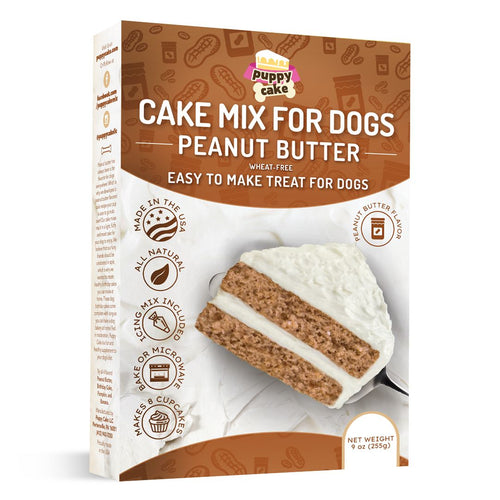 Puppy Cake Mix - Peanut Butter Wheat-Free