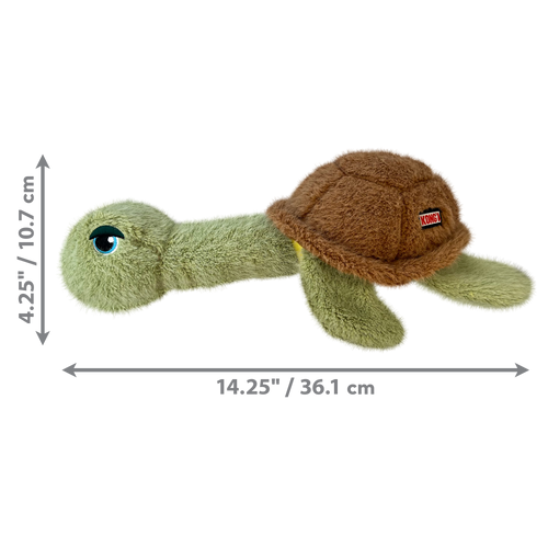 KONG Scruffs Turtle Dog Toy