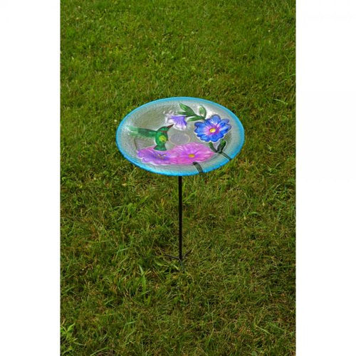 Songbird Essentials Hummingbird Staked Bird Bath (27.56 (D) x 12.99 (W) x 12.99 (H) inches)