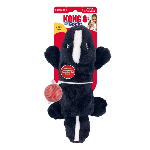 Kong Cozie Pocketz Skunk (Small)