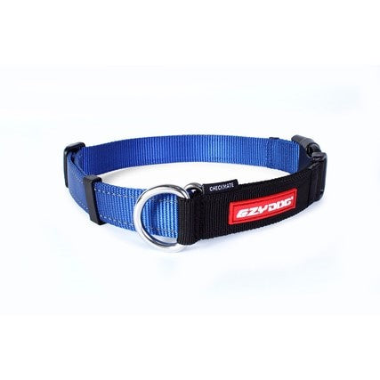 EzyDog Checkmate Collar Blue*