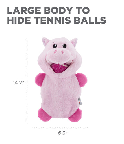 Outward Hound Ball Hogz Hide and Seek Dog Toy (3.9 H x 14.2 L x 6.3 W)