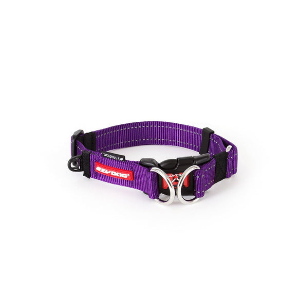 EzyDog DoubleUp Collar Purple (Small)