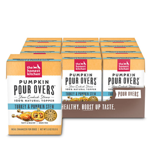 The Honest Kitchen Pumpkin Pour Overs - Turkey & Pumpkin Stew (5.5-oz, single box)