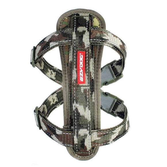 EzyDog Chest Plate Harness Green Camo