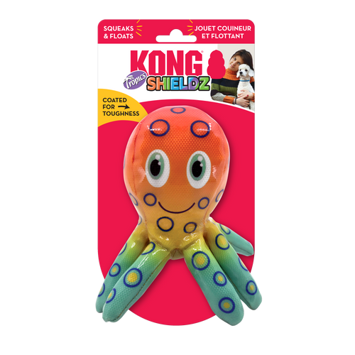 KONG Shieldz Tropics Octopus Dog Toy (Medium)