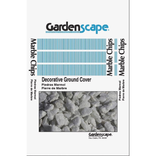 Gardenscape 0.5 Cu. Ft. 3/4 In. to 1-3/4 In. White Marble Rock, 50 Lb.