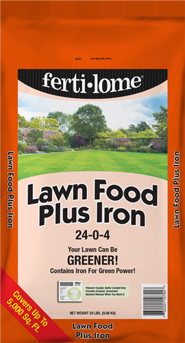 Ferti-Lome Lawn Food Plus Iron 24-0-4