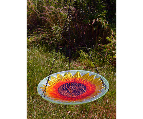 Songbird Essentials Sunflower Hanging Bird Bath