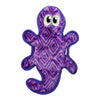 Outward Hound Invincibles Purple Gecko Plush Dog Toy