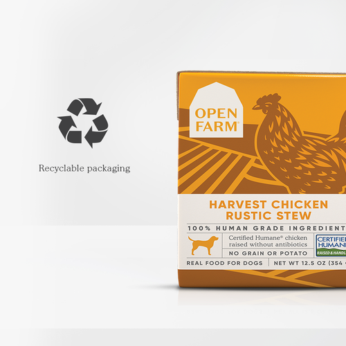 Open Farm Harvest Chicken Rustic Stew Wet Dog Food