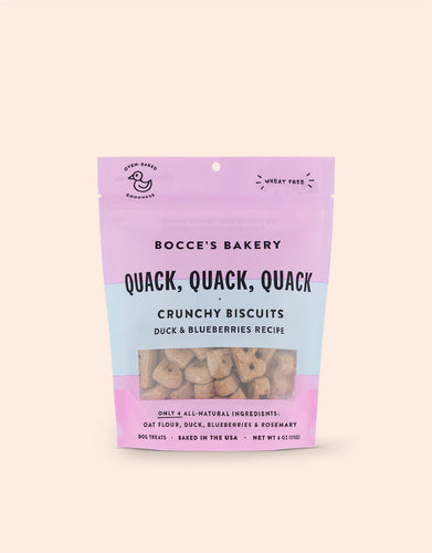 Bocce's Bakery Every Day Quack, Quack, Quack Biscuit Dog Treats