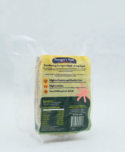 Forager's Feed Black Solider Fly Larvae Cake Mix