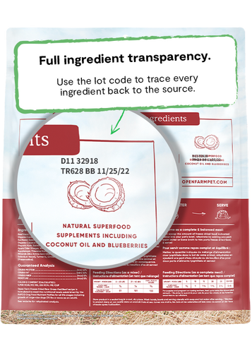 Open Farm Grass-Fed Beef Freeze Dried Raw Dog Food