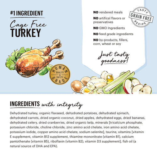 The Honest Kitchen Dehydrated Grain Free Turkey Dog Food