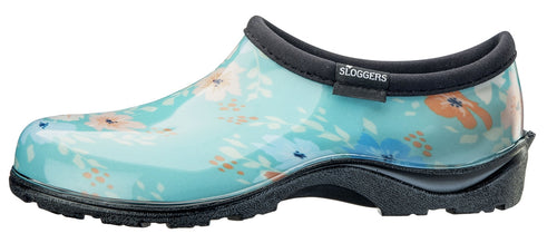 Sloggers Women's Waterproof Comfort Shoes Floral Fun Turquoise