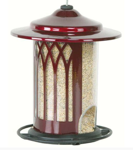 Homestead Garden Arch Jolly Pop Red Bird Seed Feeder