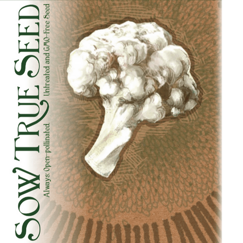 Sow True Seed Cauliflower Seeds - Snowball