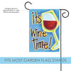 Toland Flags It's Wine Time Double Sided Flag