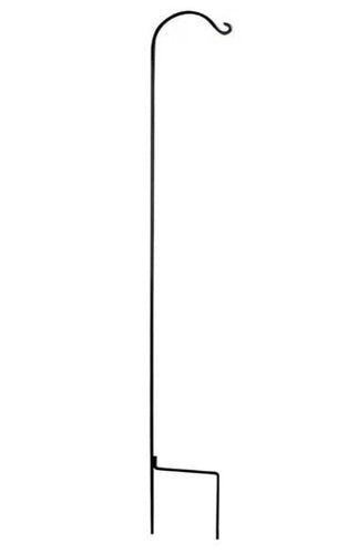 Panacea Hookery Wrought Iron Single Square Shepherd Hook