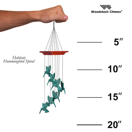 Woodstock Chimes Habitats - Hummingbird Spiral
