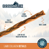Dogginstix Braided Lamb Collagen Dog Treats
