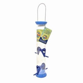 Songbird Tube Feeder for Beginners, 15-In., Blue