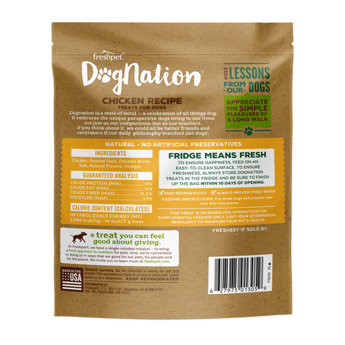 Freshpet Dognation® Chicken Treats For Dogs