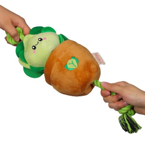 Territory Lettuce Treat-and-Tug Dog Toy