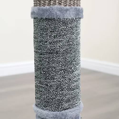 PetPals® Urbane Grey Multi-Activity Scratching Post