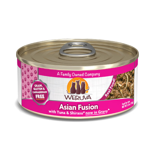 Weruva Asian Fusion With Tuna & Shirasu in Gravy Canned Cat Food